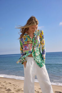 Johnny Was The Audrey Tunic - Armeria Patchwork C29326-3