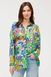 Johnny Was The Audrey Tunic - Armeria Patchwork C29326-3