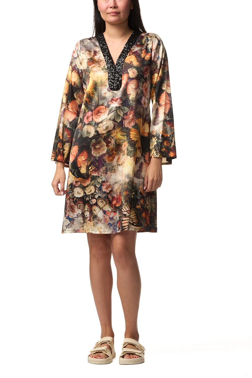 Johnny Was Judith Midi Dress - Teyros C36225-O - Pre-Order December Delivery