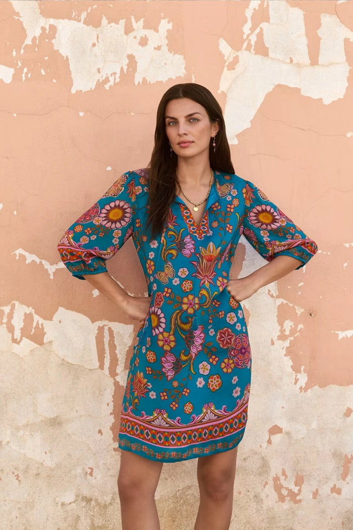 Johnny Was Lavinia Dress - Endora (Lined) C37725-E