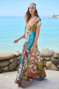 Johnny Was Patchwork Dress (Slip) - Gillian Mix C37825-E