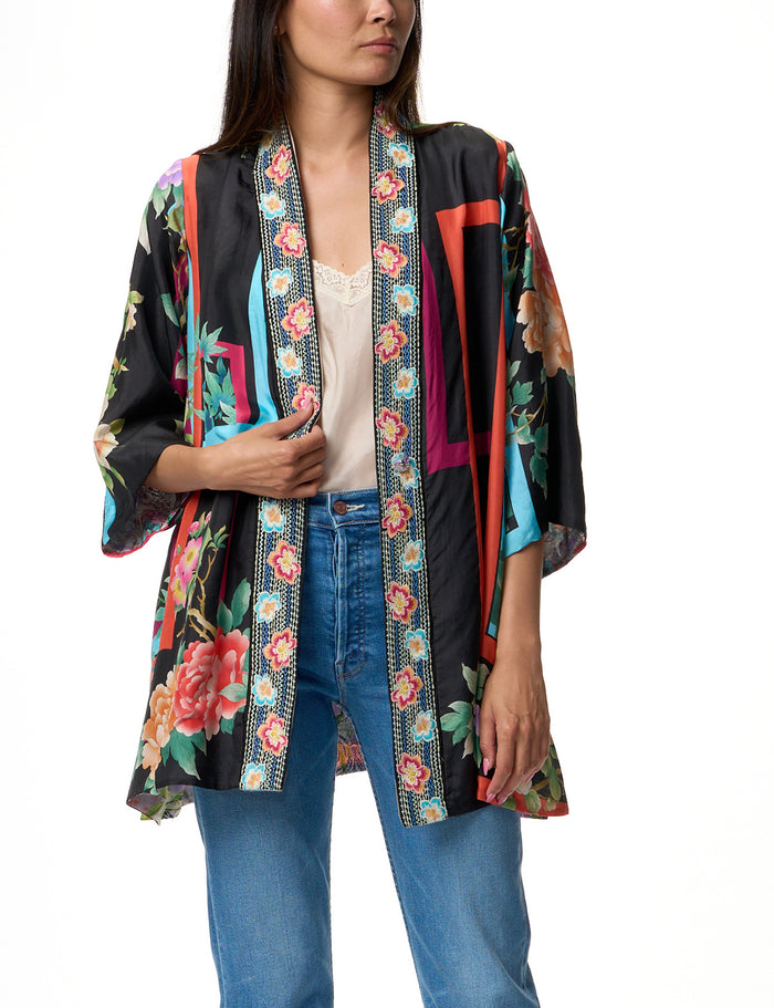 Johnny Was Yena Kimono (Reversible) - Le Jardin C42124-5