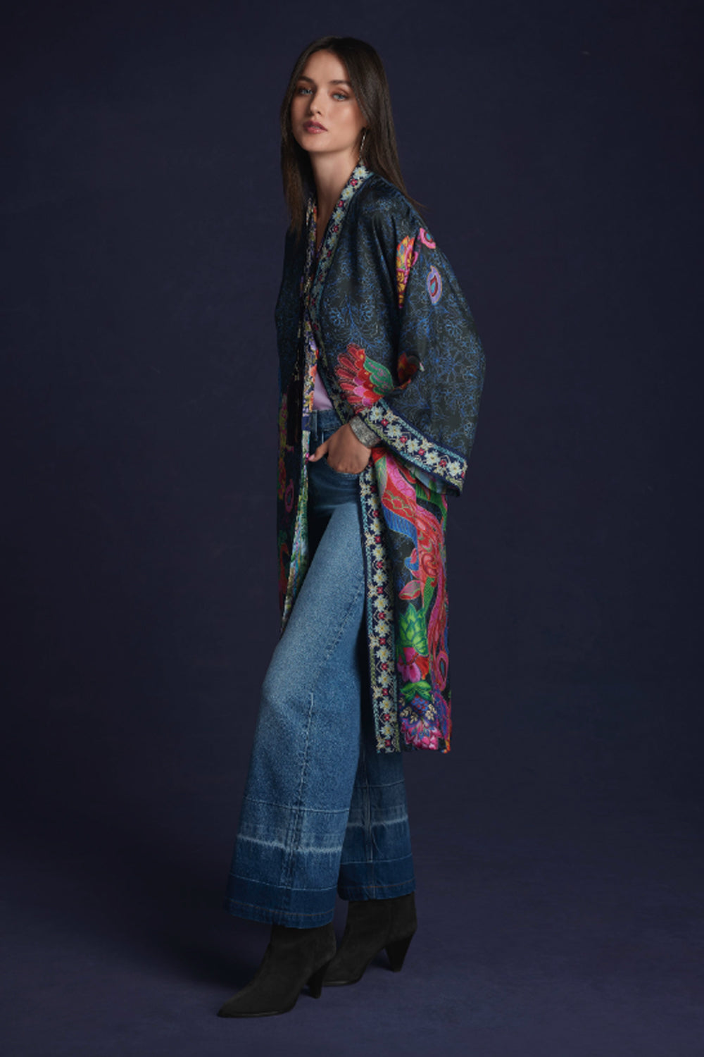 Johnny Was Eliza Kimono (Reversible) in Lona C43324-7