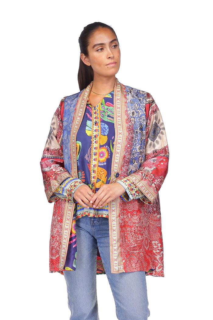 Johnny Was Jade Kimono (Reversible) - Myna C46025-1