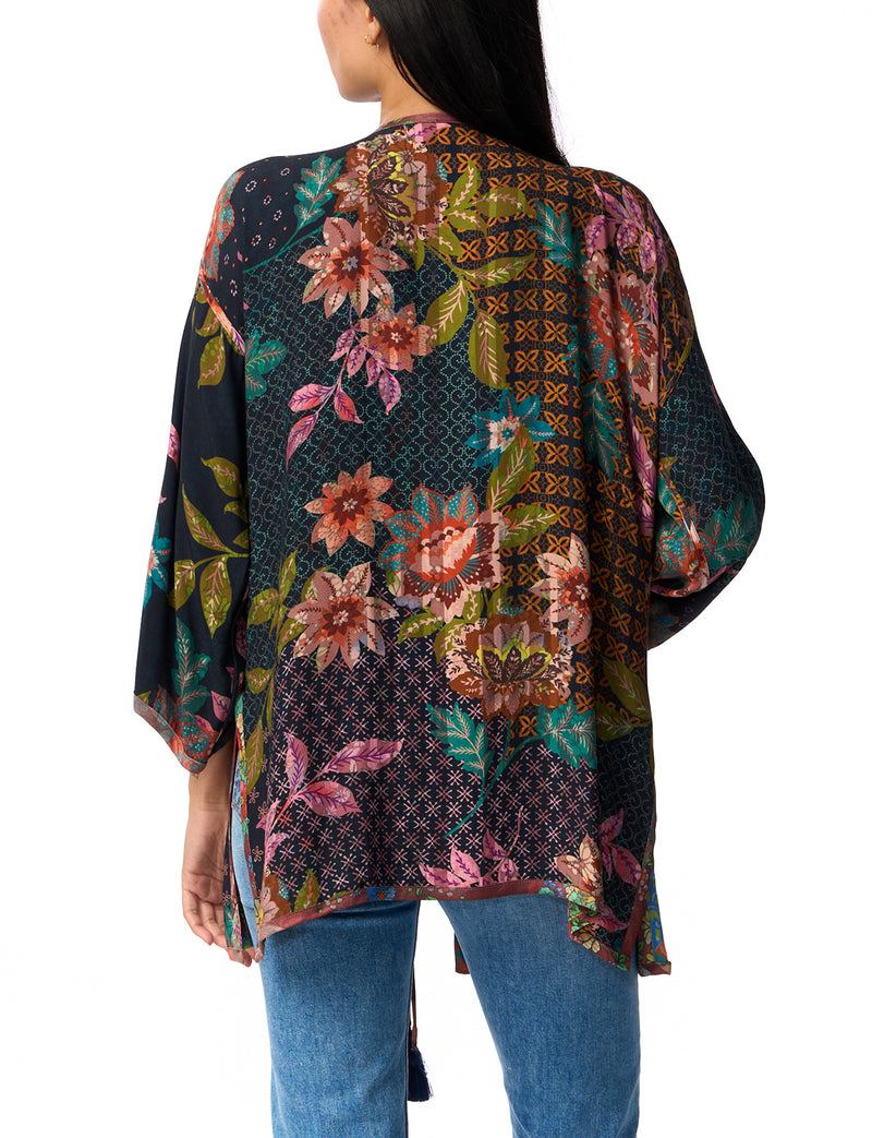 Johnny Was Teaberry Delfino Kimono (Reversible) C47423A6