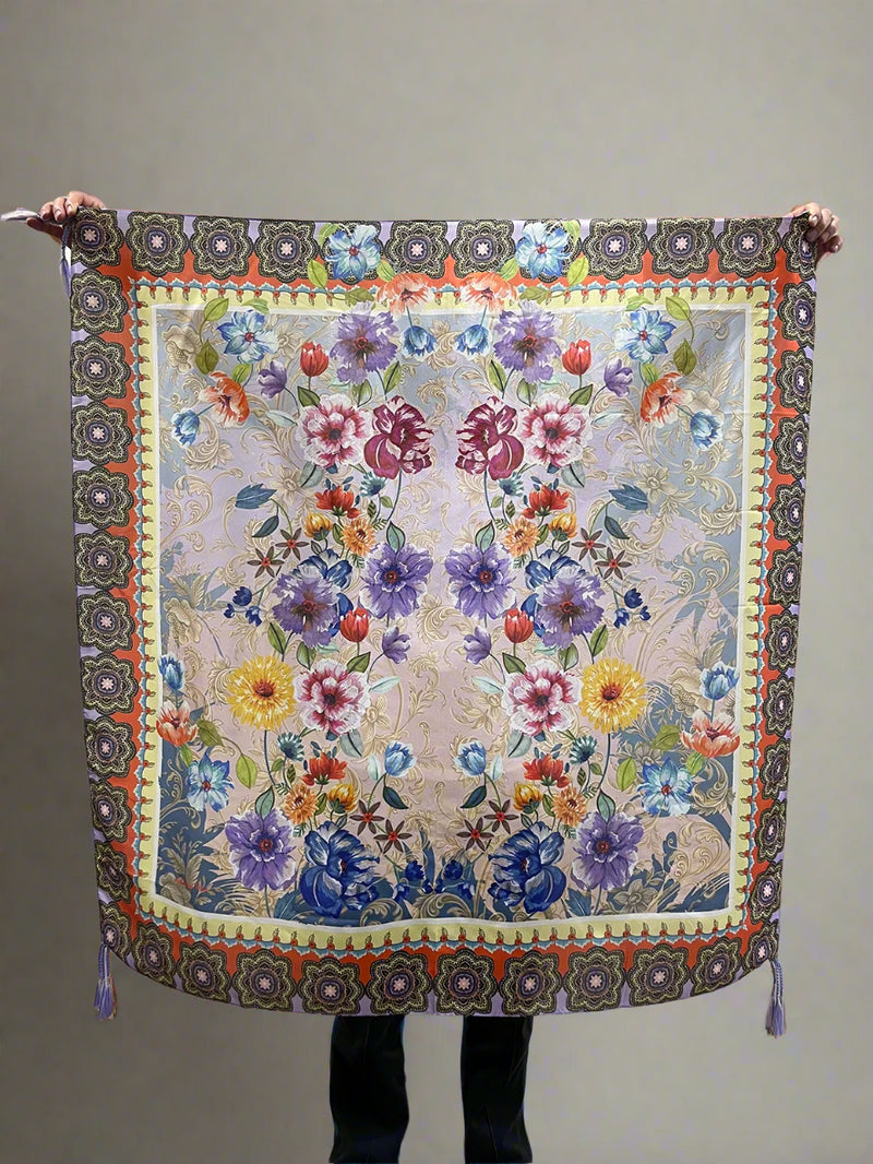 Johnny Was Silk Scarf - Deco C92625-3