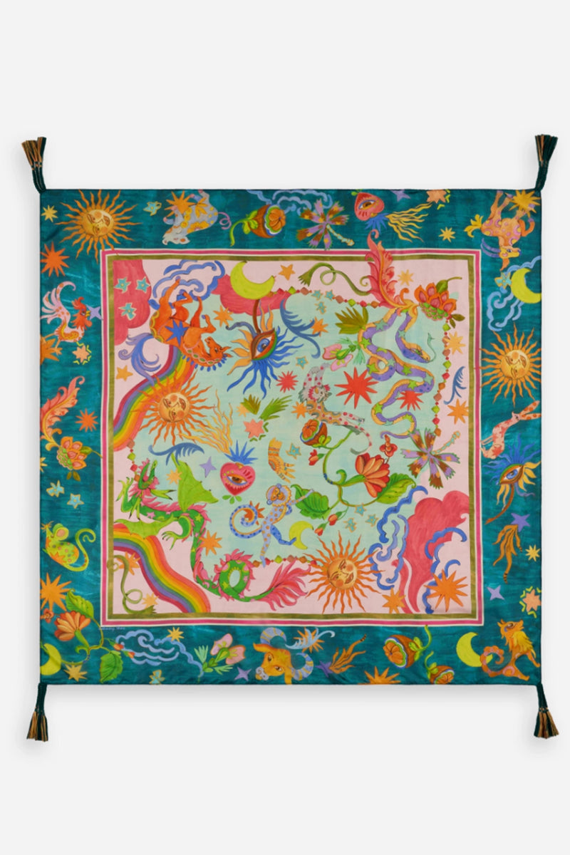 Johnny Was Silk Scarf C93725-5