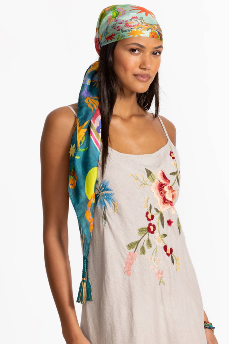 Johnny Was Silk Scarf C93725-5