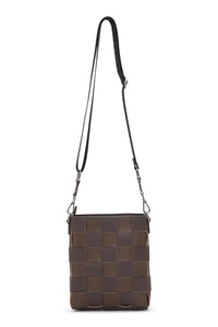 Ilse Jacobsen Cross-Body Shopper in Chocolate Brown CHIP03