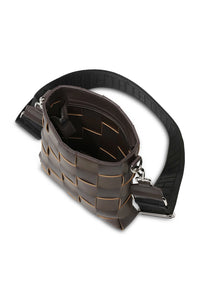 Ilse Jacobsen Cross-Body Shopper in Chocolate Brown CHIP03