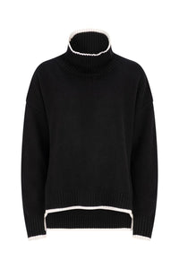 Caravan & Co Cashmere Blend Roll Neck Jumper Ct203