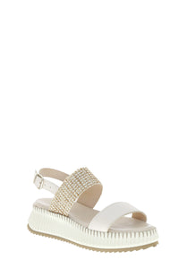 Neo Albaeva Platform Sandal in Beige/Ivory CO-Albaeva