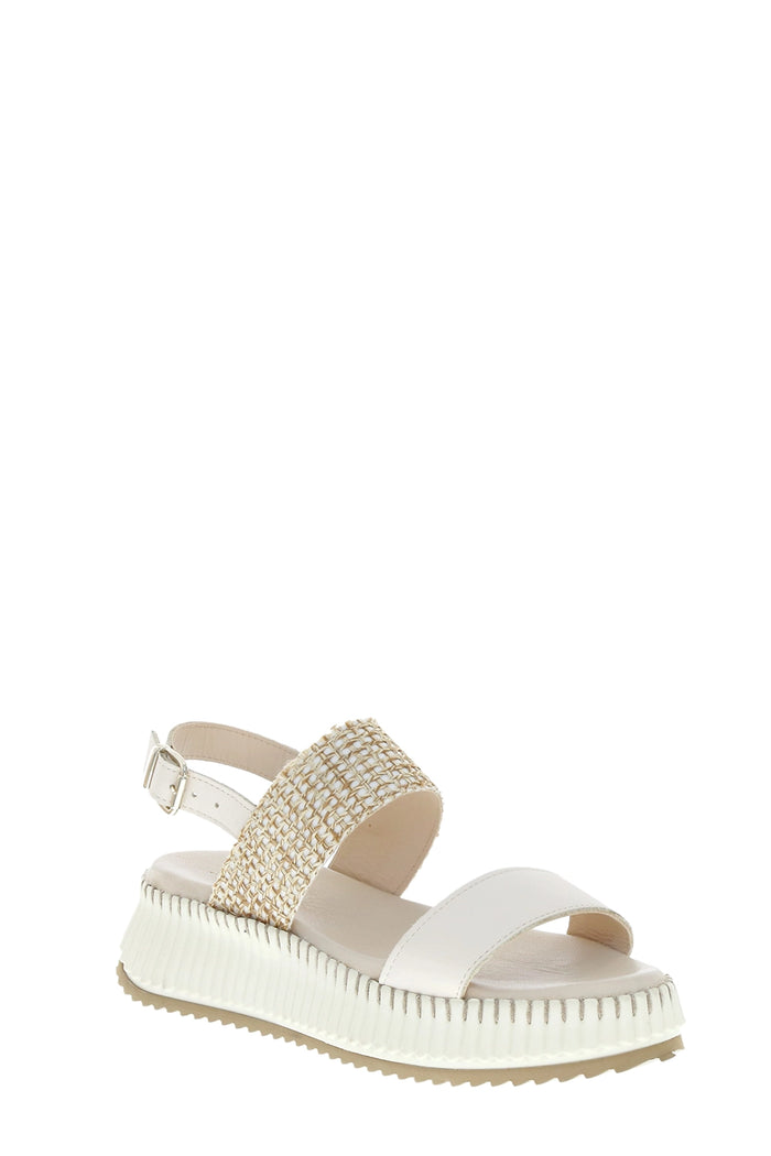 Neo Albaeva Platform Sandal in Beige/Ivory CO-Albaeva