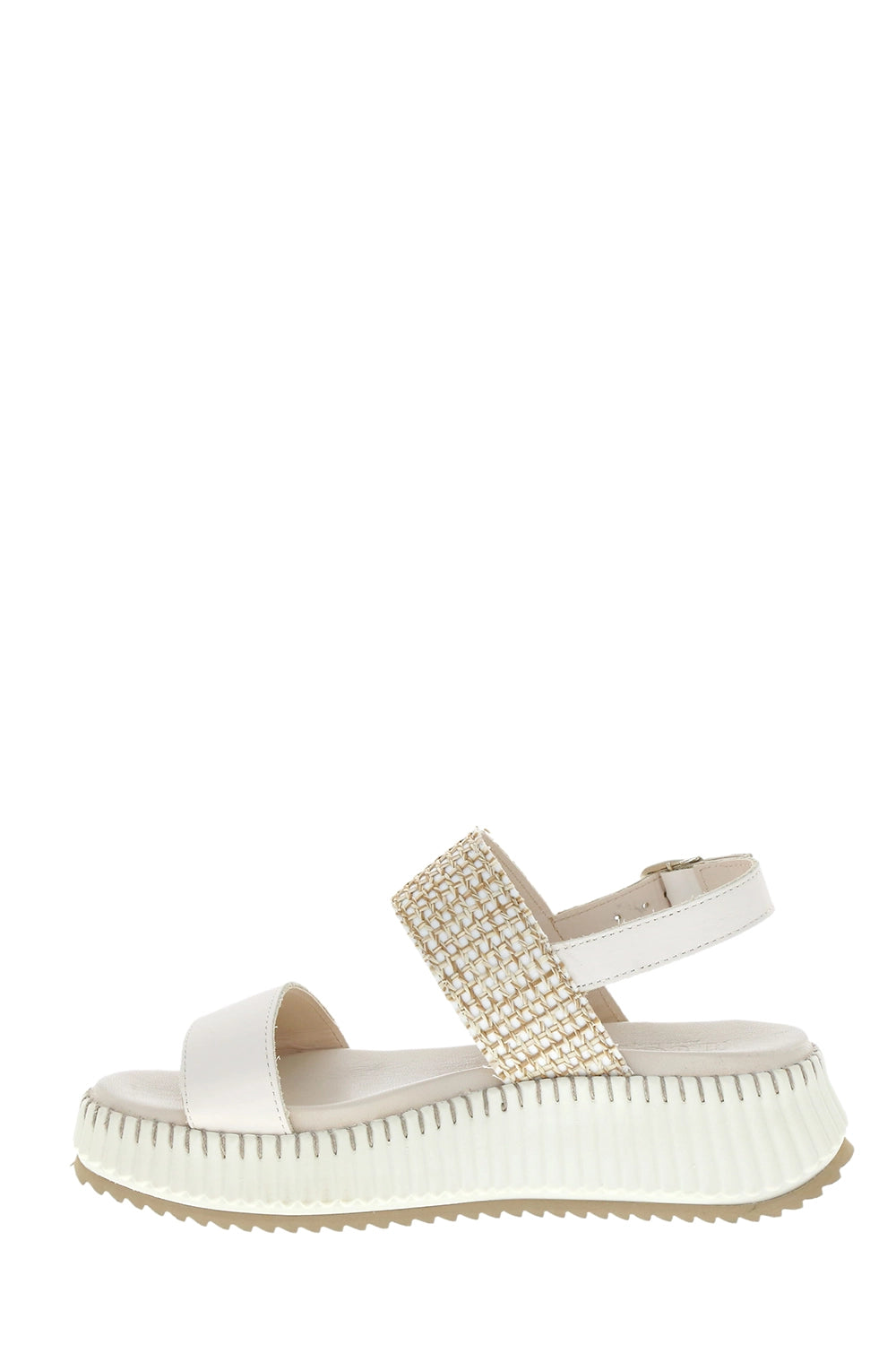 Neo Albaeva Platform Sandal in Beige/Ivory CO-Albaeva