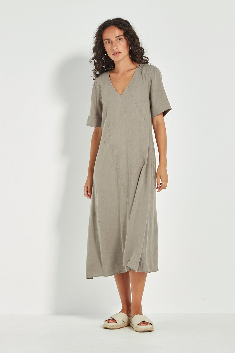 Verge Cayman Dress in Green Tea 9887BR