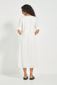 Verge Cayman Dress in White 9887BR