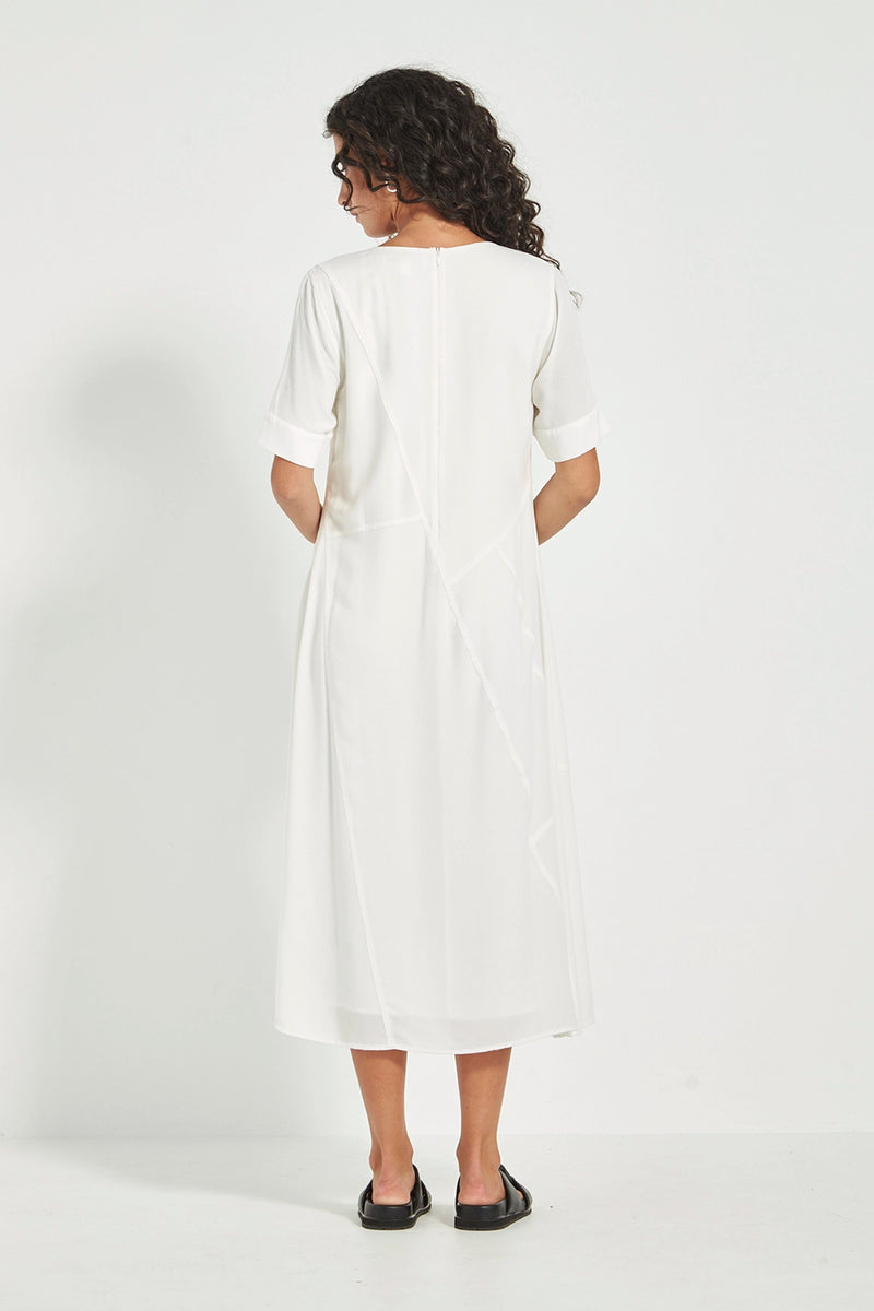 Verge Cayman Dress in White 9887BR