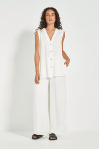 Verge Cayman Pant in White 9926BR