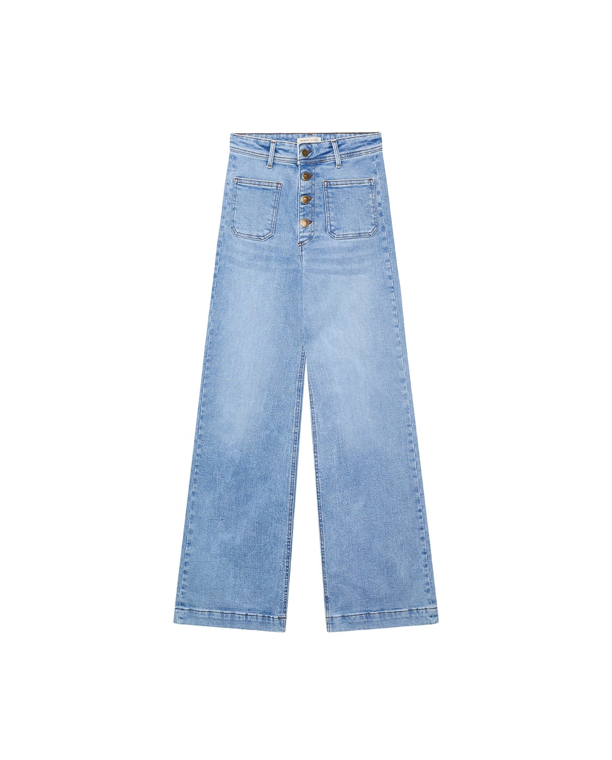 Maison Hotel Charlie Pant Bleach Blue - Pre-Order July Delivery