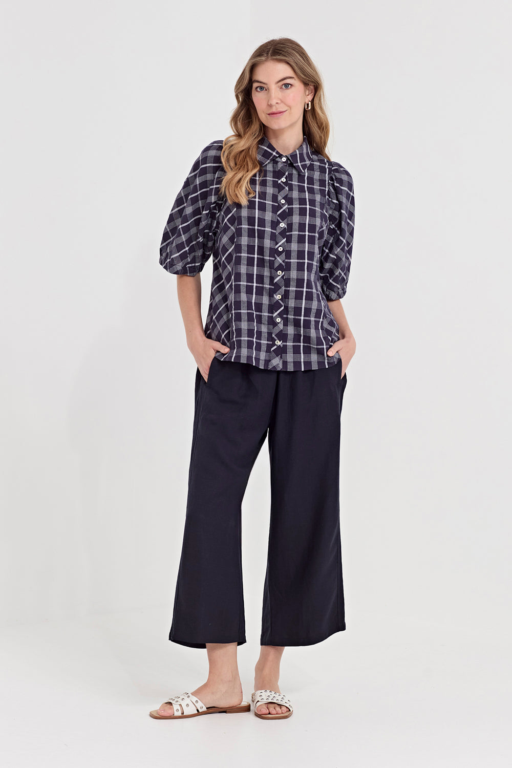 Verge Spiral Pant in Ink 1401BR