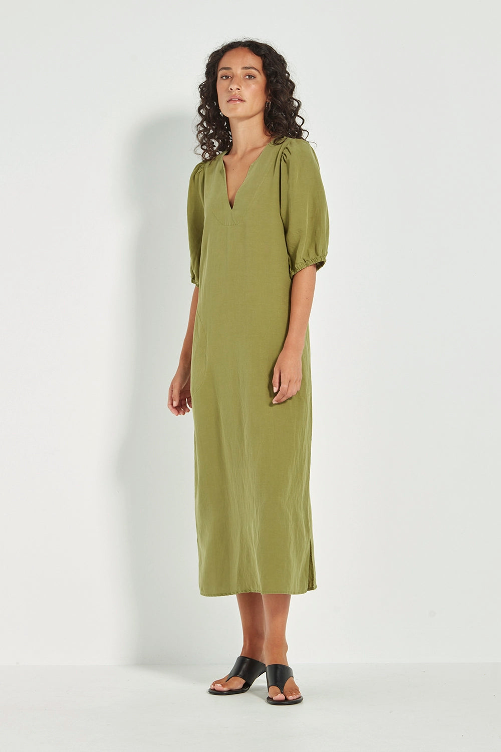Verge Connie Dress in Green 9854BR