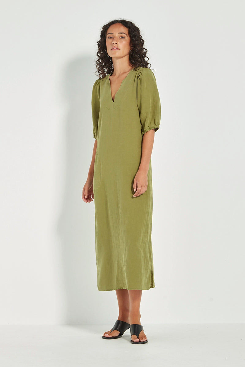 Verge Connie Dress in Green 9854BR