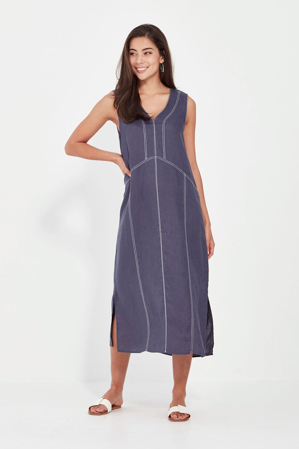 Verge Cordelia Dress in Denim 9764BR