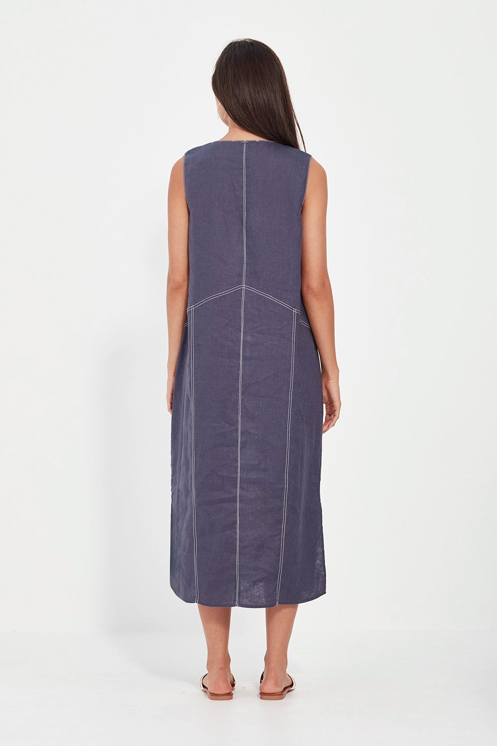 Verge Cordelia Dress in Denim 9764BR