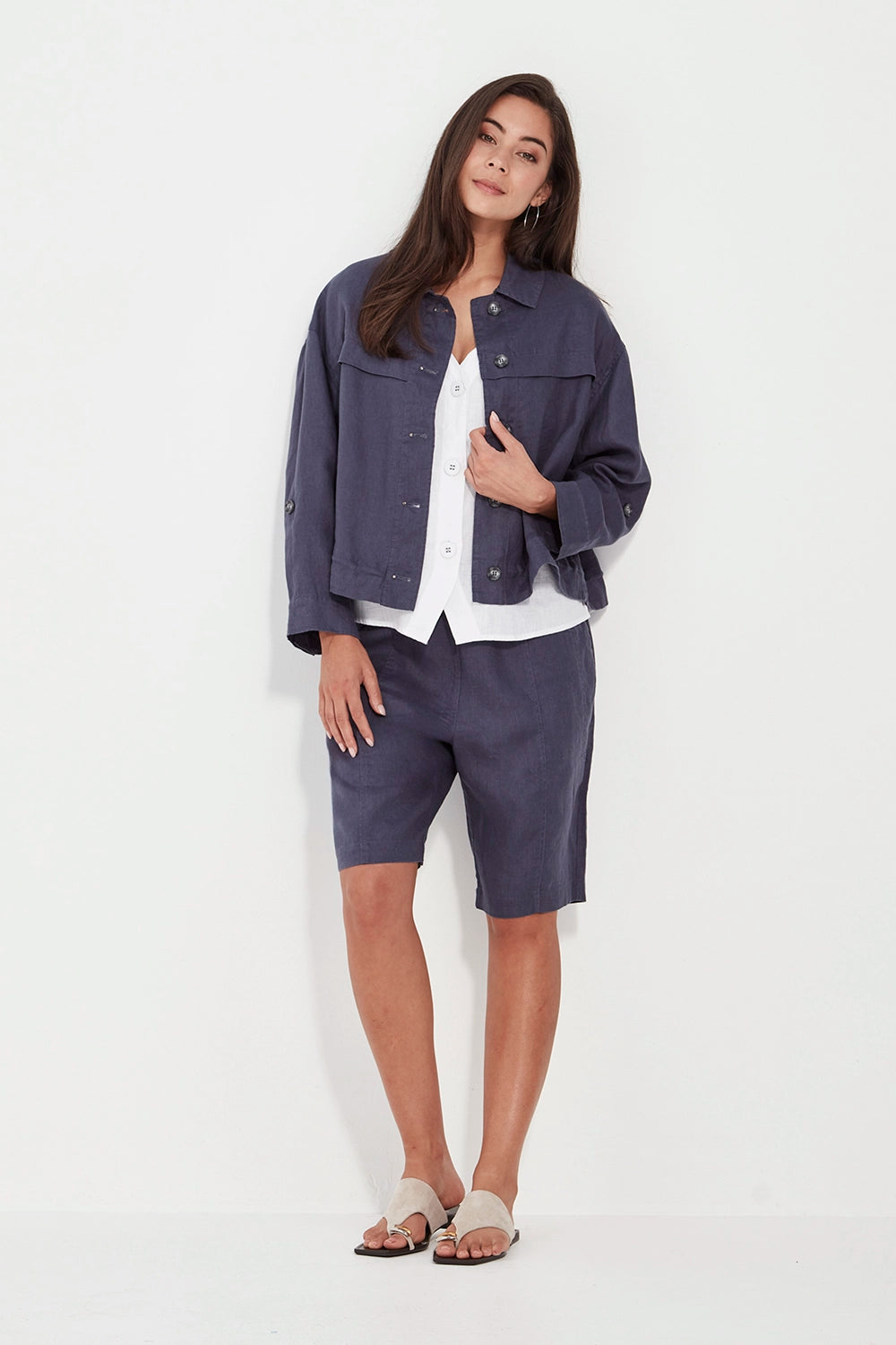 Verge Echo Jacket in Denim 9925BR