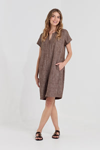 Verge Eden Dress in Cocoa 1333BR
