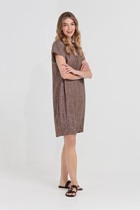 Verge Eden Dress in Cocoa 1333BR