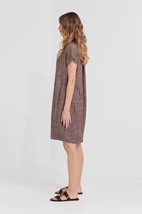 Verge Eden Dress in Cocoa 1333BR