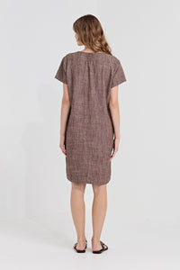 Verge Eden Dress in Cocoa 1333BR