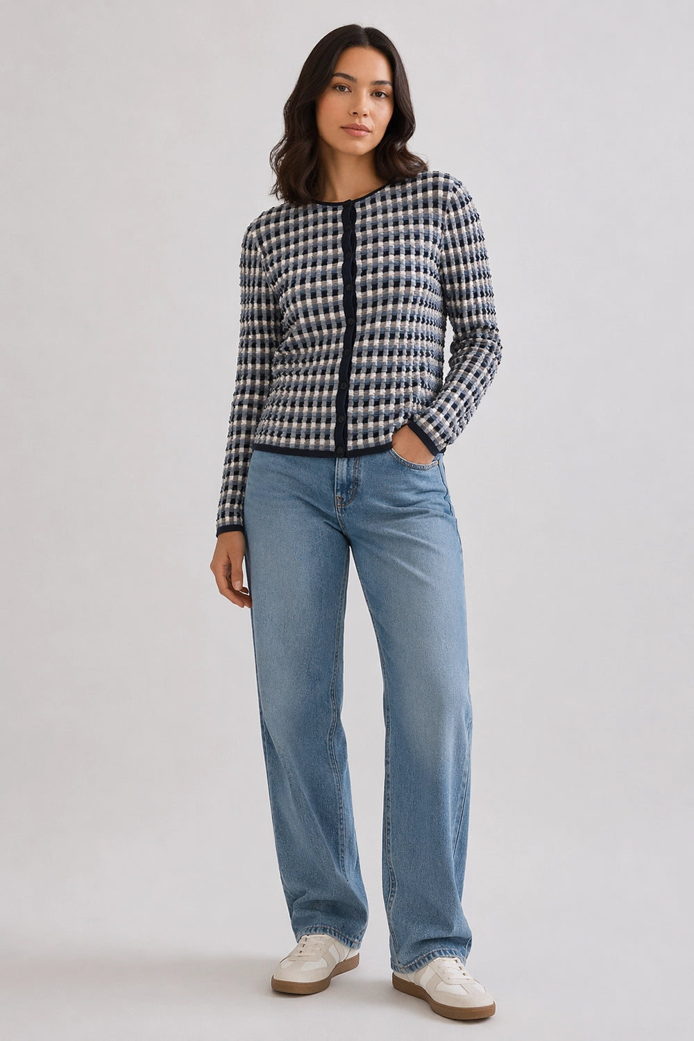 Mansted Emilia Eco Raise Check in Grey