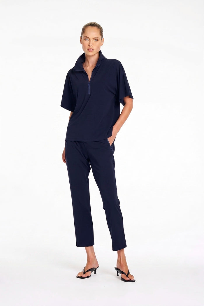 Mela Purdie Powder Zip Pant in True Navy F007 1989 - Pre-Order September Delivery