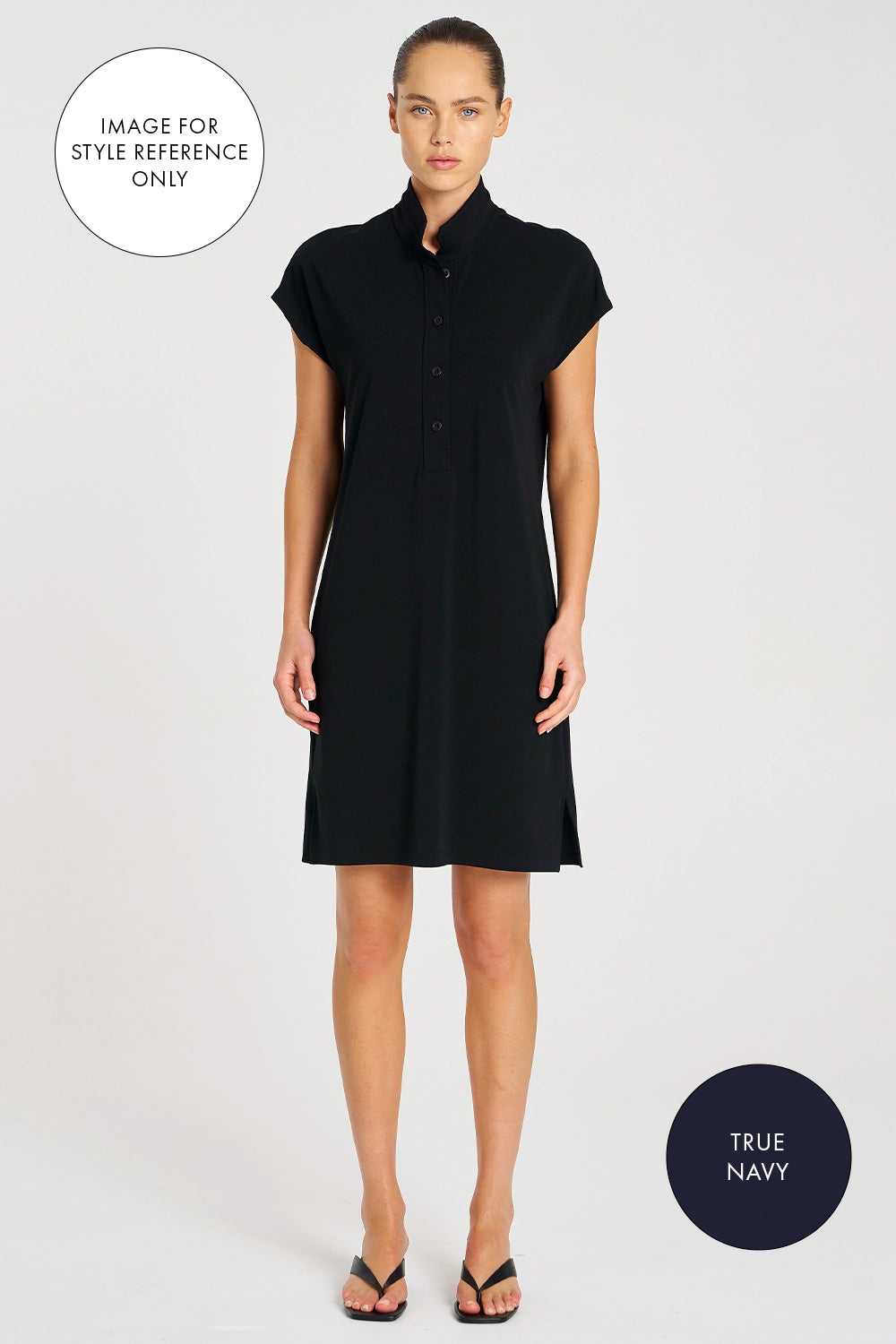Mela Purdie Henley Dress F007 3005 - Pre-Order September Delivery