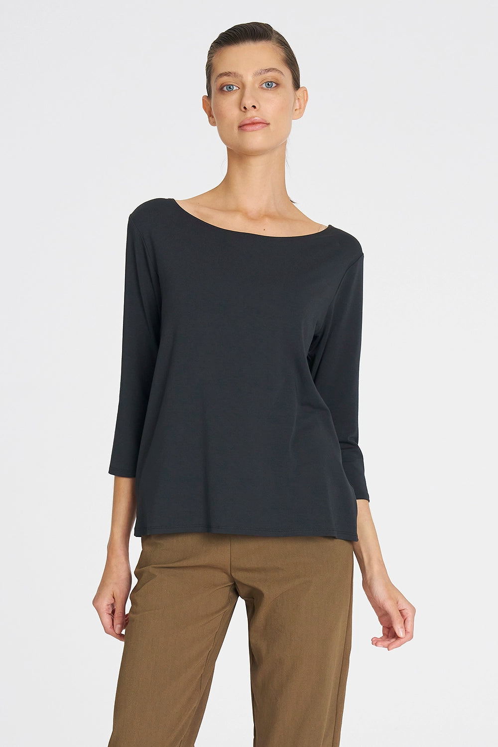 Mela Purdie Relaxed Boat Neck In Canyon F01 2630 - Pre-Order March Deliver