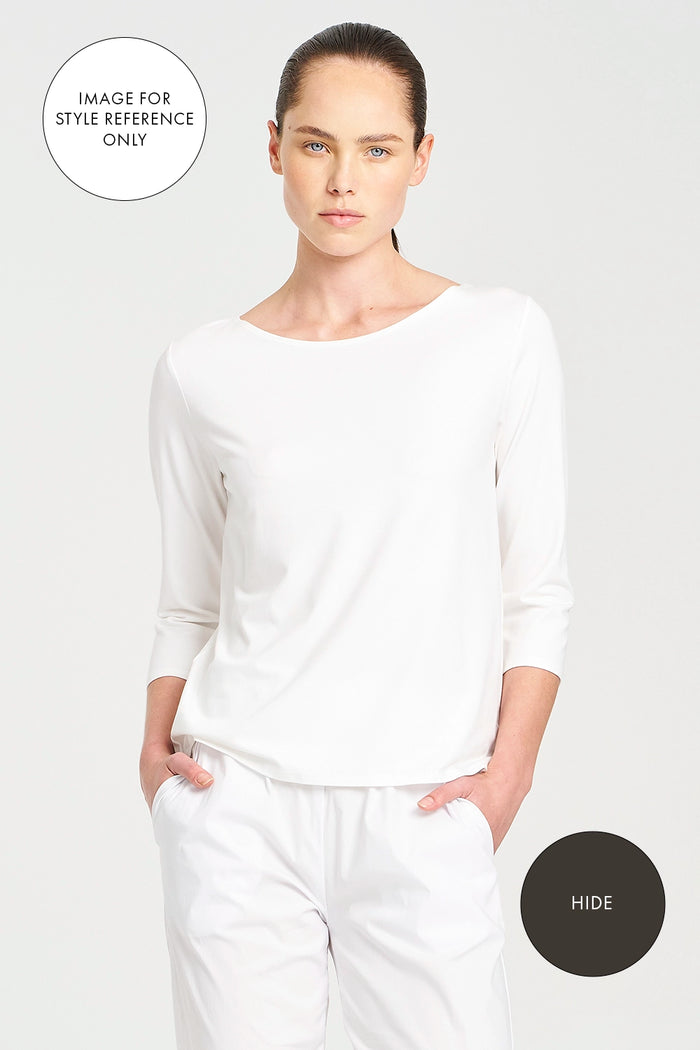 Mela Purdie Relaxed Boat Neck in Hide F01 2630 - Pre-Order September Delivery