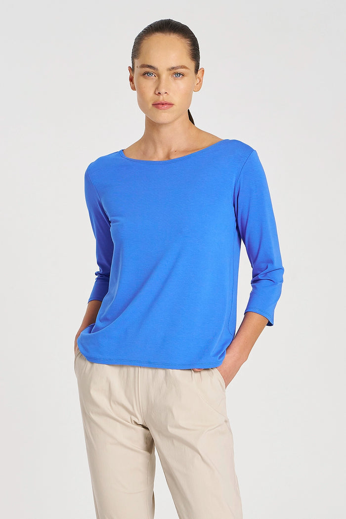 Mela Purdie Relaxed Boat Neck in Miami F01 2630 - Pre-Order September Delivery