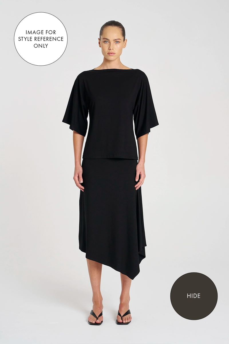 Mela Purdie Slant Skirt in Hide F01 543 - Pre-Order September Delivery