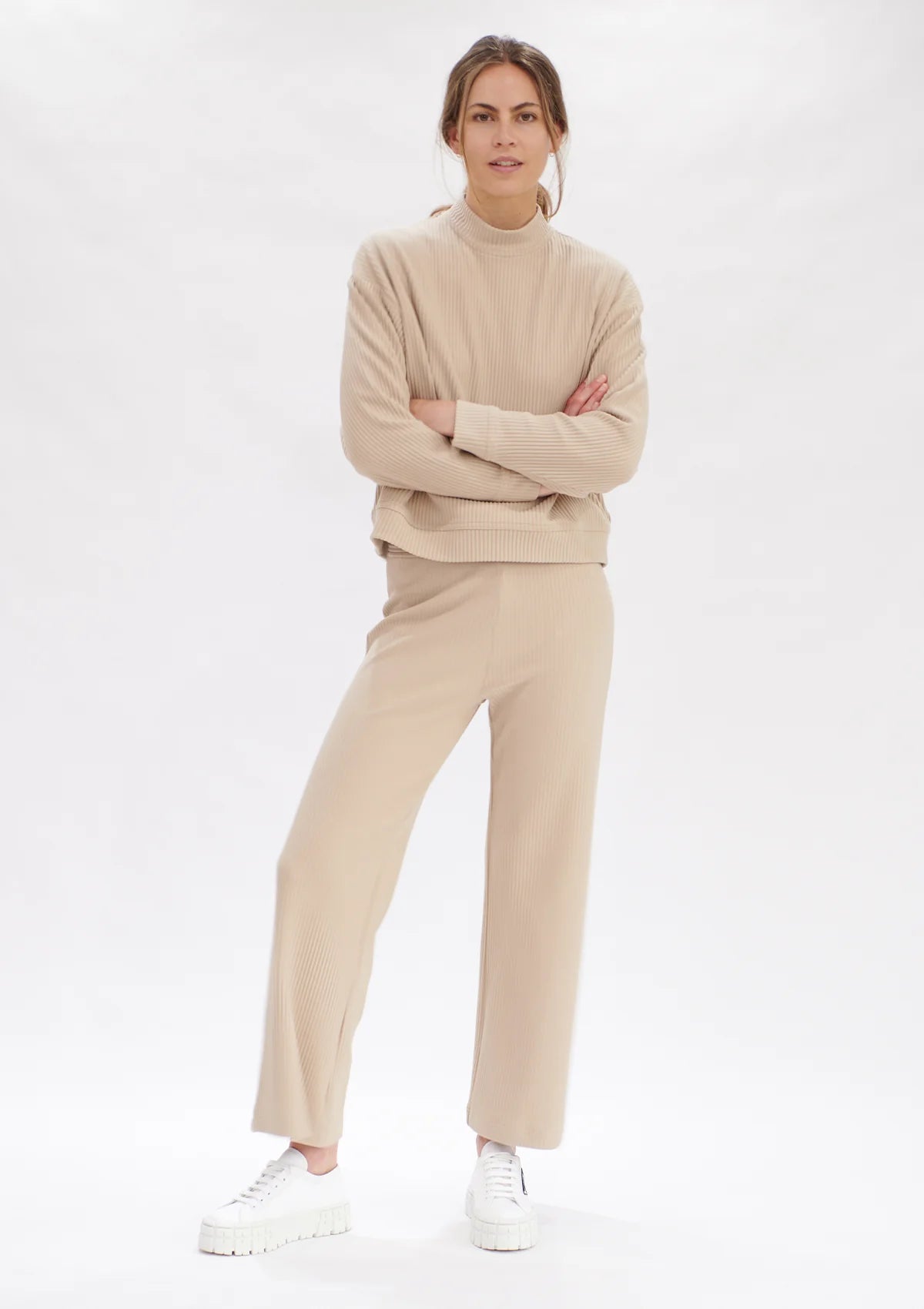 Mela Purdie Puffer Sweater in Meringue F104 8961