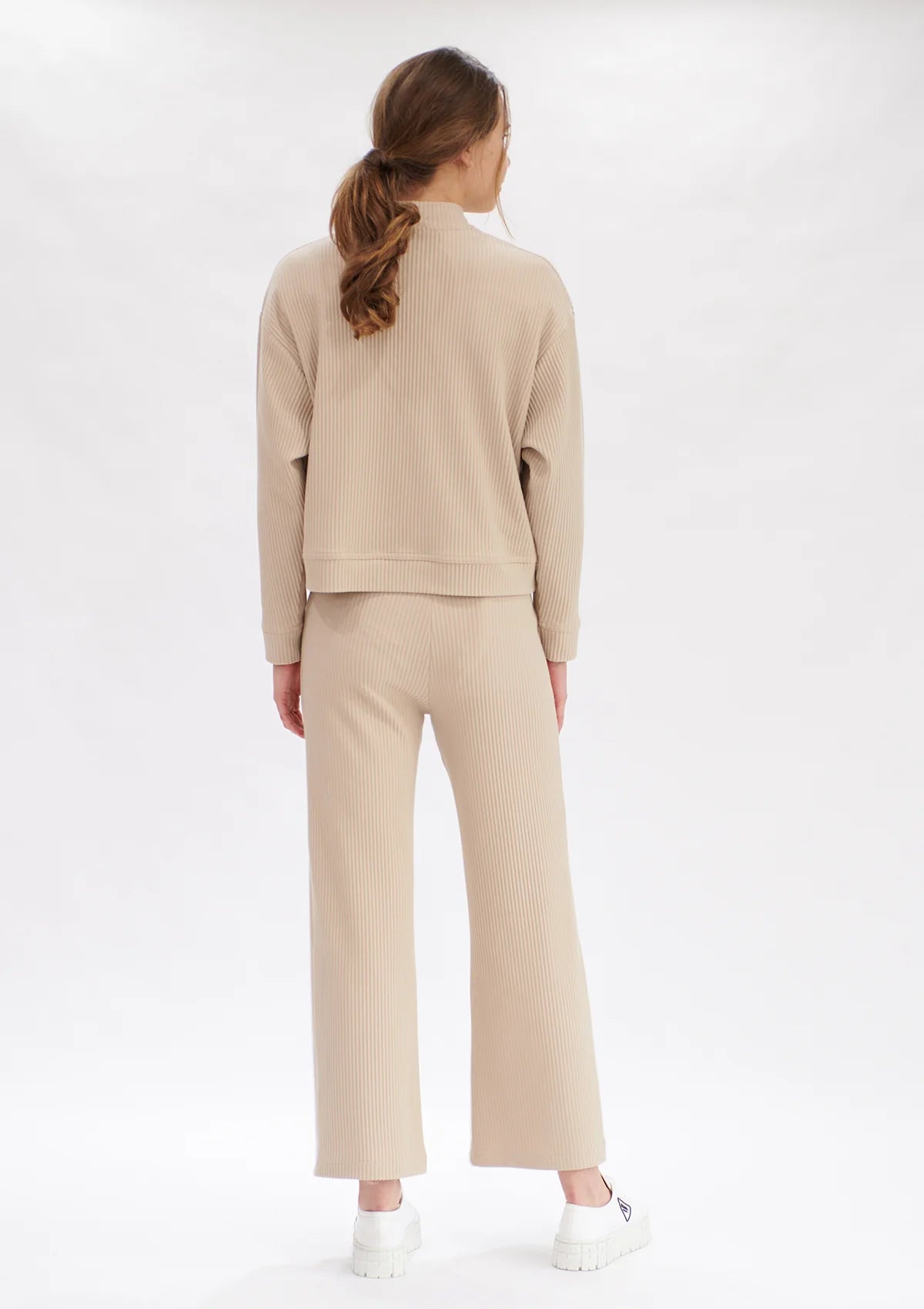 Mela Purdie Puffer Sweater in Meringue F104 8961