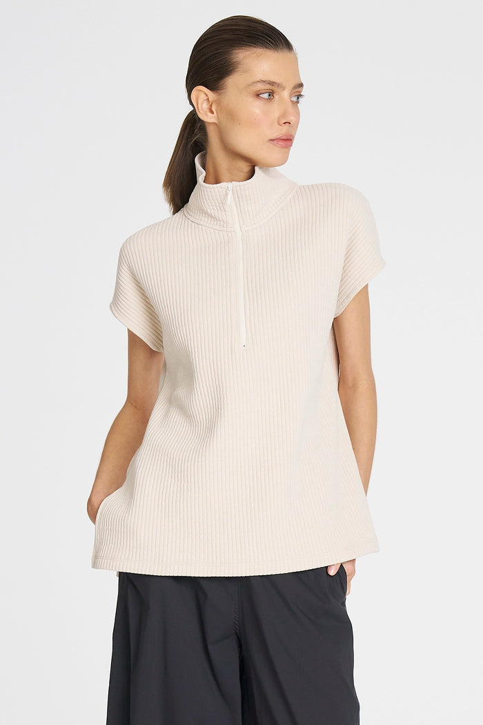 Mela Purdie Zip Front Shell In Petal F090 8329 - Pre-Order March Delivery