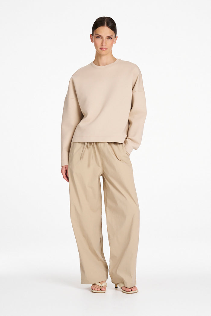 Mela Purdie Puffer Sweater in Meringue F104 8961 - Pre-Order October Delivery