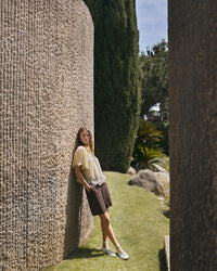 Yerse 100% Linen Shorts in Chocolate 44852