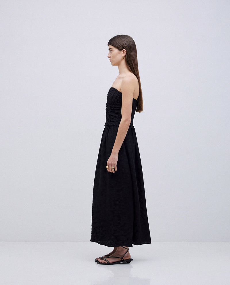 Yerse Strapless Rouched Dress 42888Ys