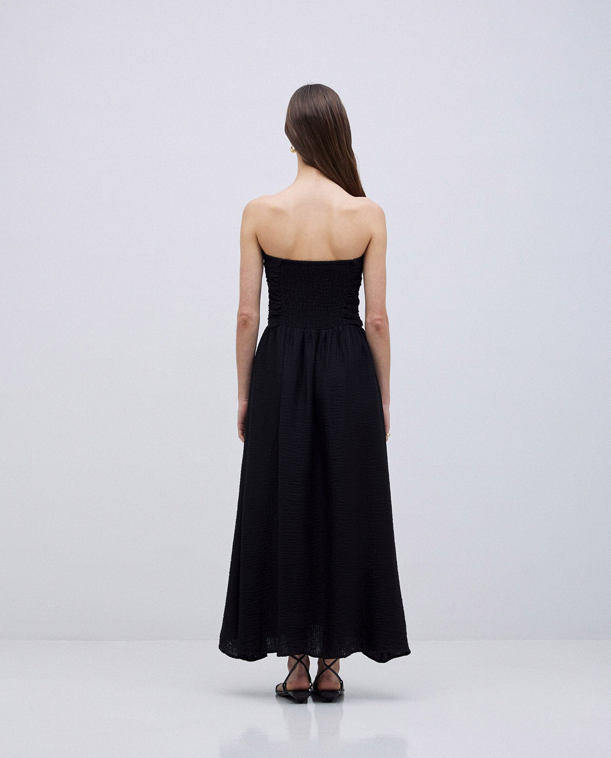 Yerse Strapless Rouched Dress 42888Ys