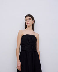Yerse Strapless Rouched Dress 42888Ys