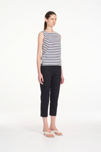 Mela Purdie Capri Pant in Black F419 10015 - Pre-Order November Delivery