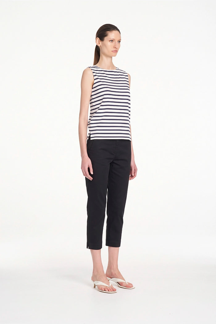 Mela Purdie Capri Pant in Black F419 10015 - Pre-Order November Delivery